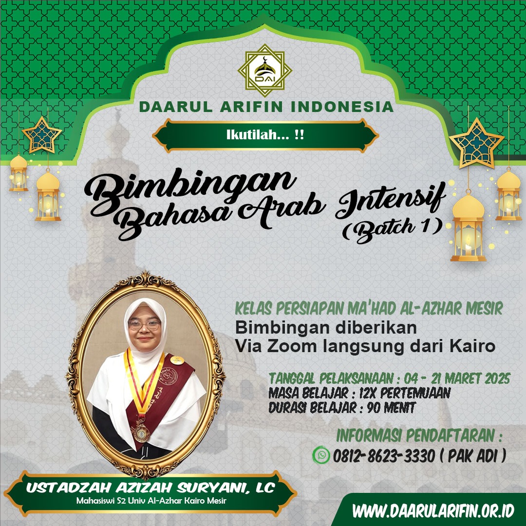 BIMBINGAN INTENSIF BAHASA ARAB